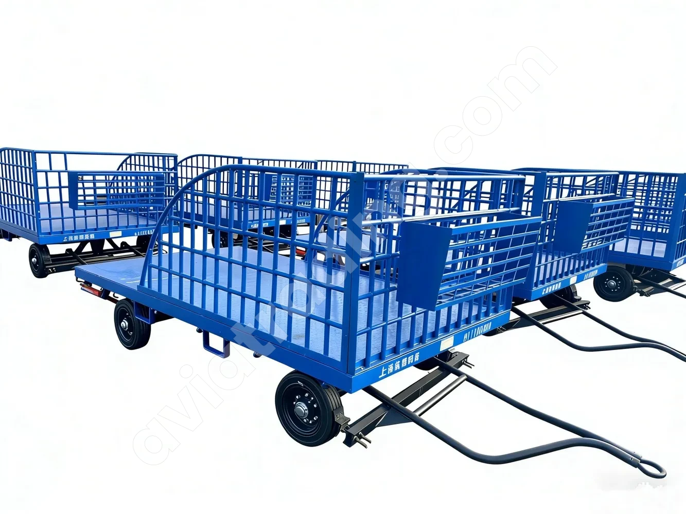 HFSH1-3-2 Airport Luggage Trailer | Heavy-Duty Baggage Trailer for Airport Ground Support Equipment (GSE)