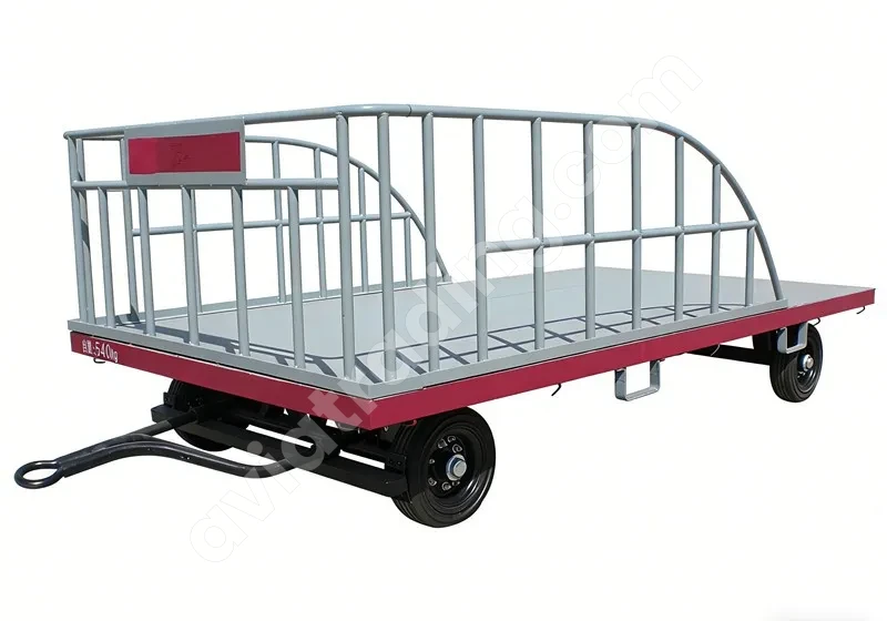 HFSH1-3-4 Airport Luggage Trailer | Rear-Loading Baggage Trailer for Airport Ground Support Equipment (GSE)