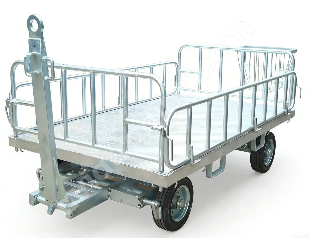 HFSH2-4-1 Four-Rail Airport Luggage Trailer | Airport Ground Support Equipment (GSE)