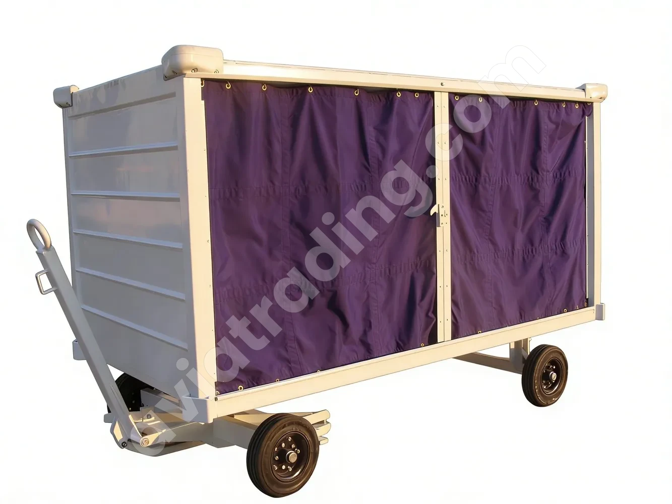 HFYP2-13 Fixed Roof Airport Cargo Trailer | 3000×1500mm Covered Baggage Cart