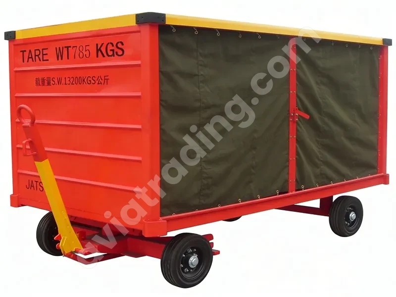 HFYP2-14 Mid-Size Airport Luggage Trailer | 2800×1500mm Covered Cargo Trailer