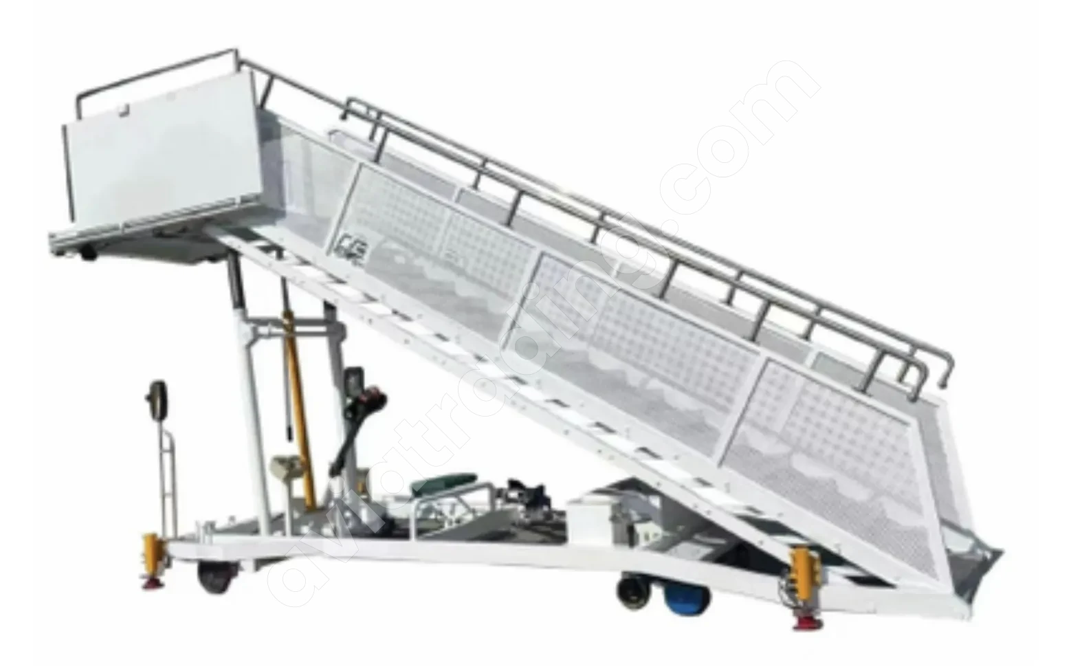HF1023D-0 / D-1 Electric Passenger Boarding Stairs**  ### Smart Aircraft Boarding Elevator | Airport Ground Support Equipment