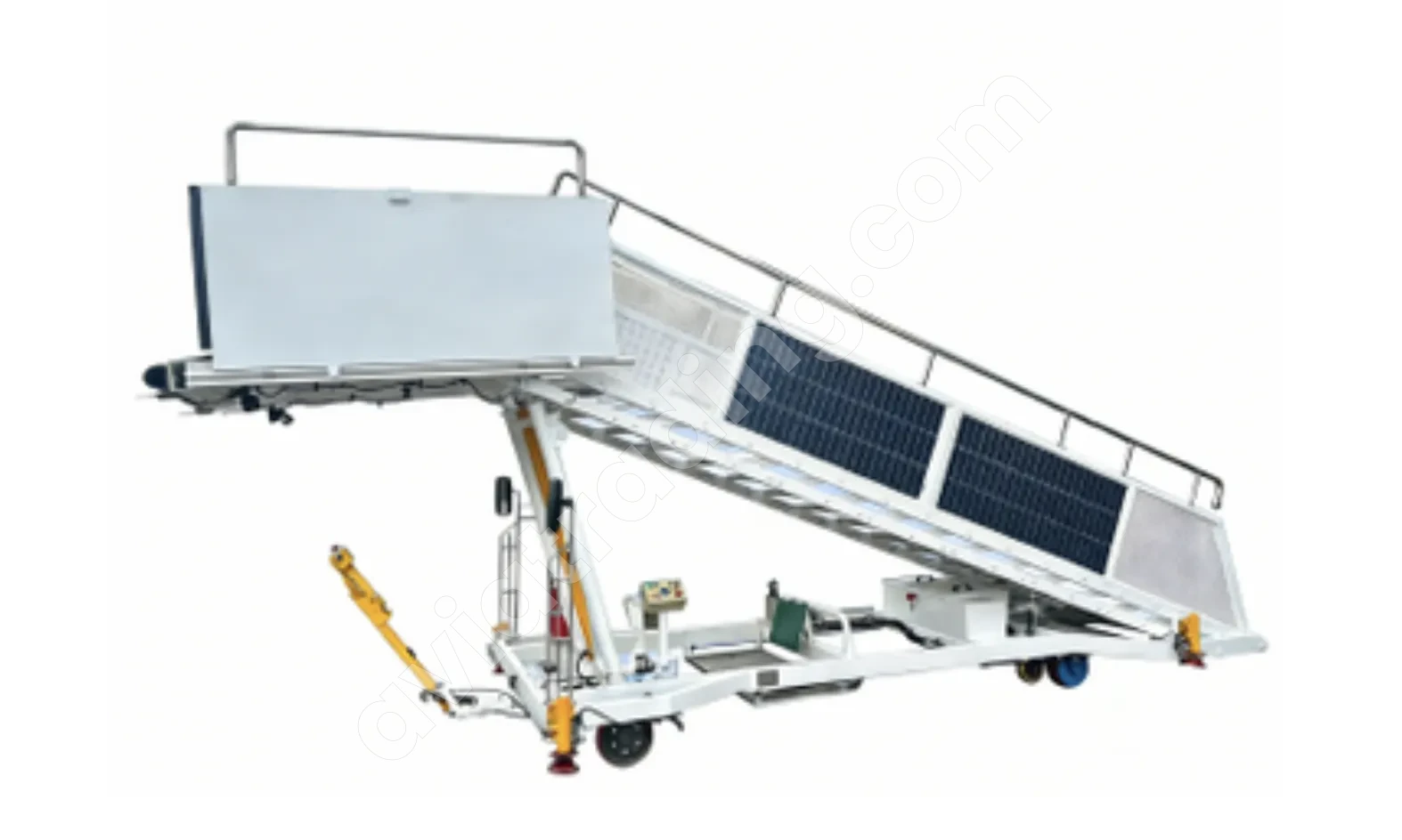 HF1023D-2 Standing Electric Assisted Passenger Boarding Stairs**  ### Smart Aircraft Boarding Ladder | Airport Ground Support Equipment
