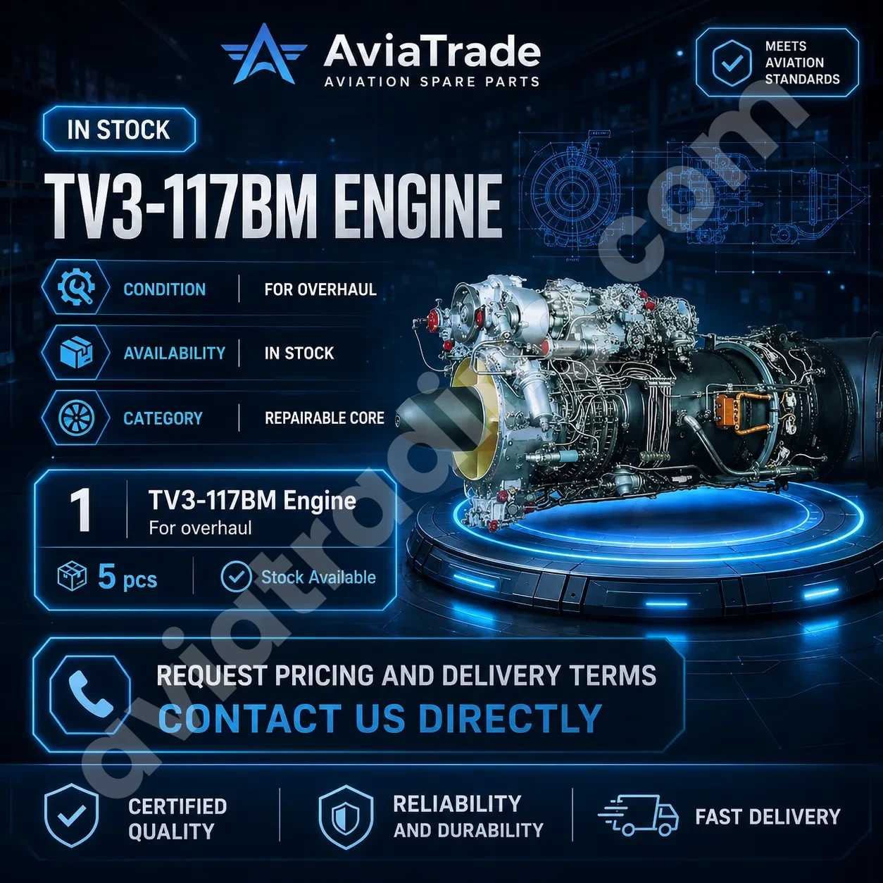 TV3-117 - 5 pcs for O/H