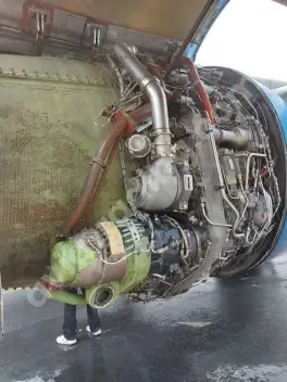 High-Bypass Turbofan Aircraft Engine