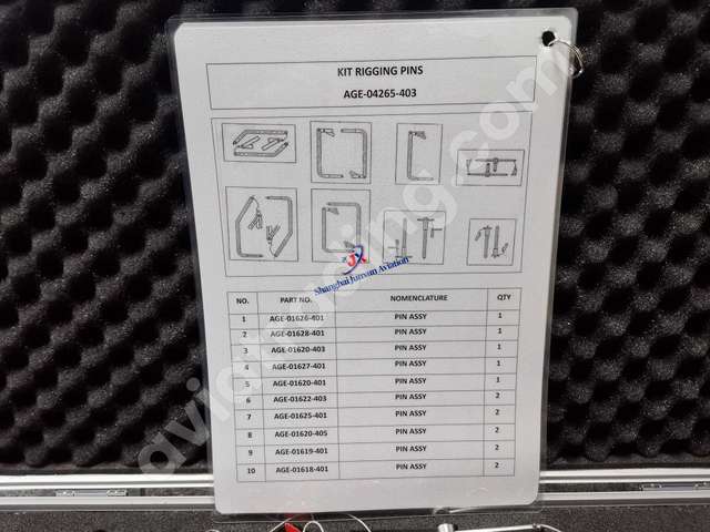 RIGGING PINS, FLIGHT CONTROLS - SET