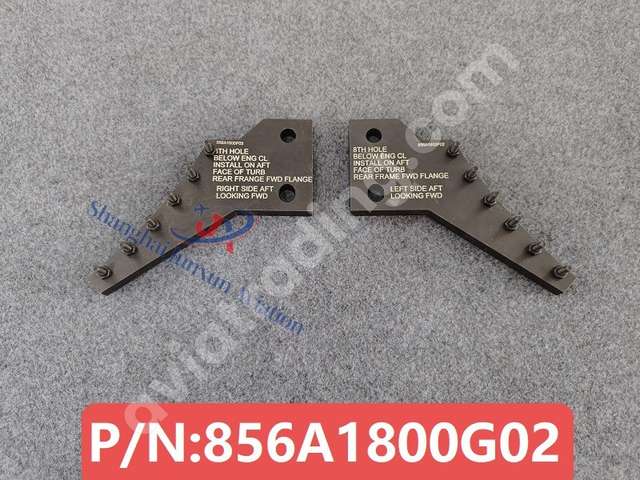 Bracket set,support-turbine,rear frame forward flange