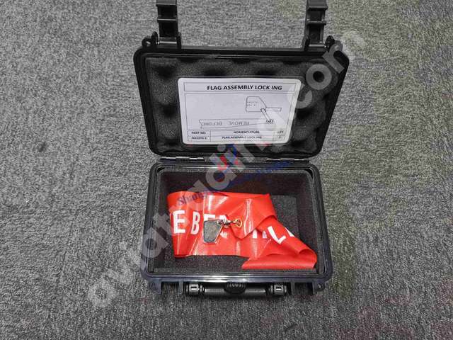 Flag assembly hook latch