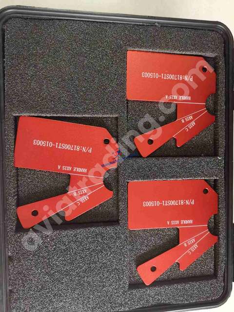 Adjustment gage-levers，CAPT & F.O. seats