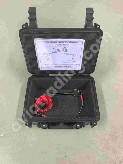 Pin rigging landing gear emergency lowering control