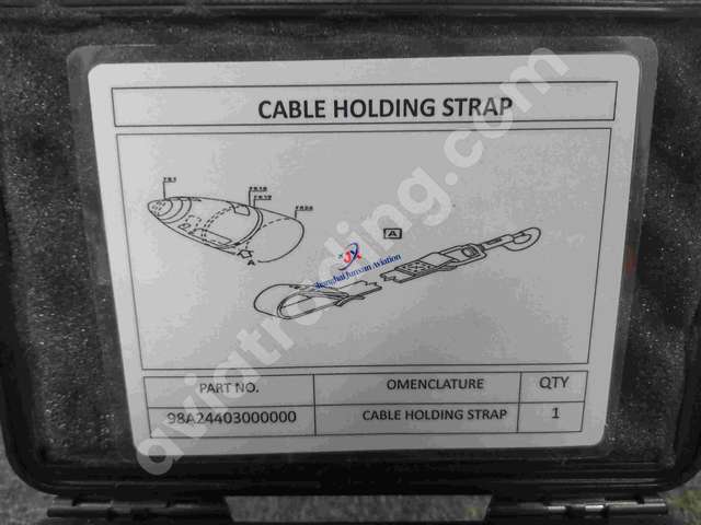 Cable holding strap