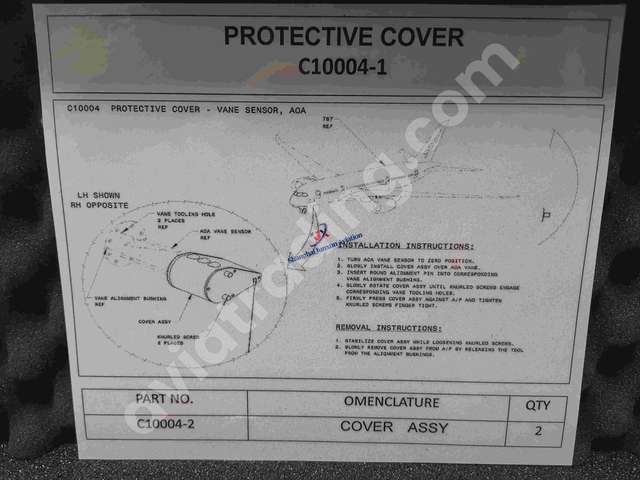 PROTECTIVE COVER – VANE SENSOR, ANGLE-OF-ATTACK