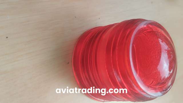 AVIATION LIGHT LENS RED FOR BELL HELICOPTER