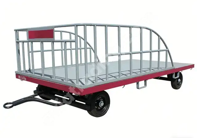 HFSH1-3-4 Airport Luggage Trailer | Rear-Loading Baggage Trailer for Airport Ground Support Equipment (GSE)