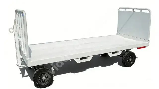 HFSH2-2-2 Two-Rail Luggage Trailer | Airport Baggage Trailer | Ground Support Equipment (GSE)
