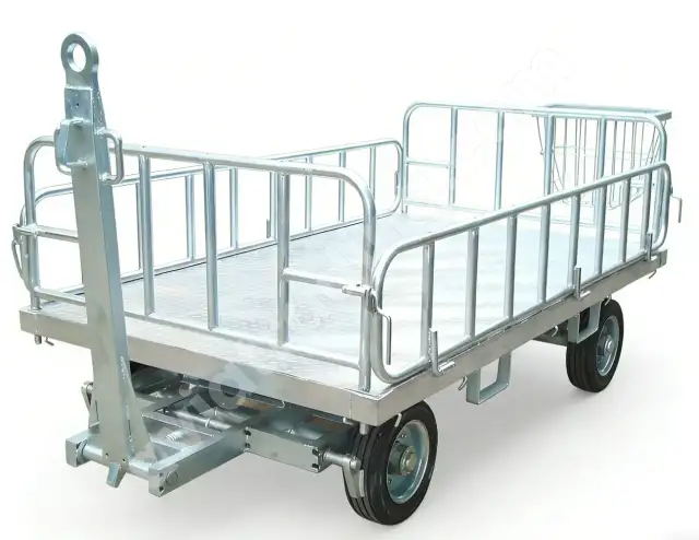 HFSH2-4-1 Four-Rail Airport Luggage Trailer | Airport Ground Support Equipment (GSE)