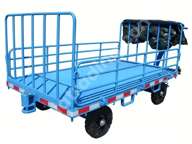 HFSH2-4-14 Four-Rail Airport Luggage Trailer | Airport Ground Support Equipment (GSE)