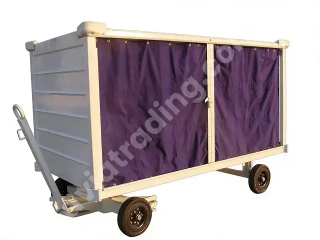 HFYP2-13 Fixed Roof Airport Cargo Trailer | 3000×1500mm Covered Baggage Cart
