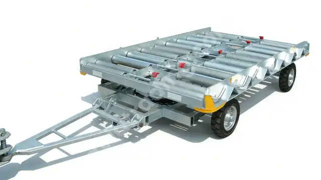 HFLD801 Aviation Container Transfer Trailer | Heavy-Duty Airport Ground Equipment