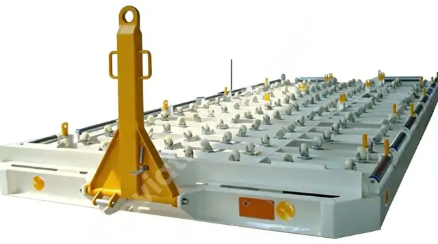 HF27JZB02 Aviation Pallet Dolly (27 Ton Heavy Duty)  Heavy Duty Airport Ground Support Equipment for Wide Body Aircraft Cargo Handling