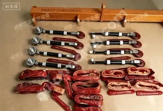 98A55308440001 AIRCRAFT LASHING STRAP & TURNBUCKLE SET, As Removed