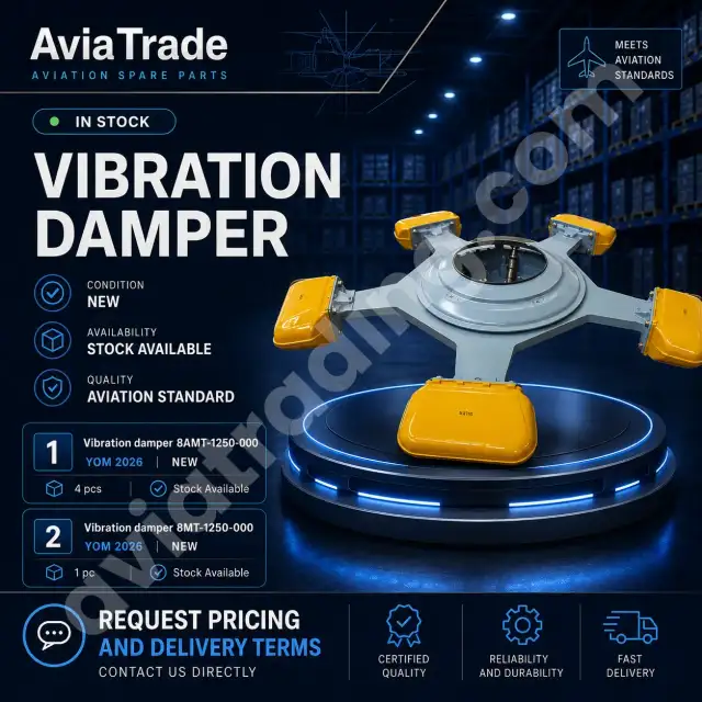 Vibration damper 8AMT-1250-000 and 8MT-1250-000